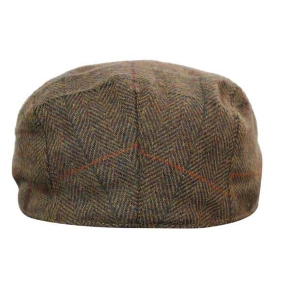 Marc Darcy Nelson Mens Tweed Vintage Retro Grandad Flat Caps Hats Peaky Blinders Check Classic