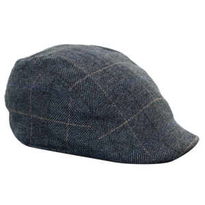 Marc Darcy Scott Mens Tweed Vintage Retro Grandad Flat Caps Hats Peaky Blinders Check Classic