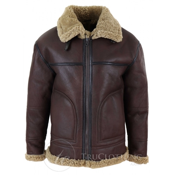 Men's Shearling Sheepskin Flying Jacket