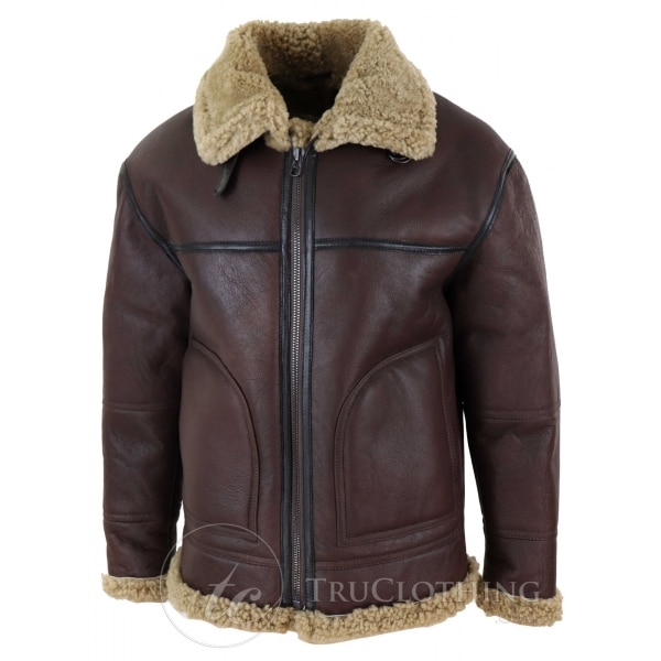 Men's Shearling Sheepskin Flying Jacket