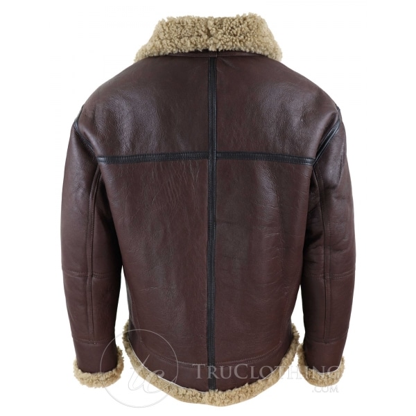 Men's Shearling Sheepskin Flying Jacket