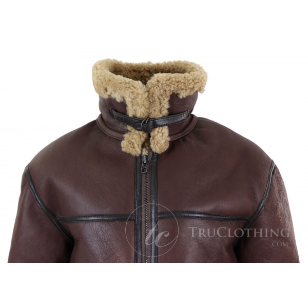 Men's Shearling Sheepskin Flying Jacket