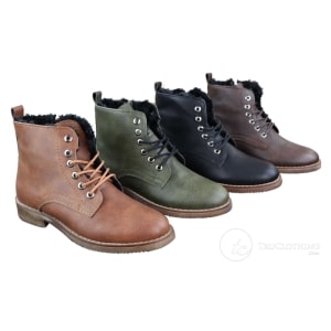 Mens Fleece Lined Winter Boots