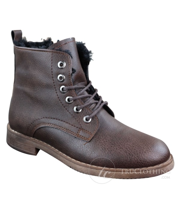 Mens Fleece Lined Winter Boots