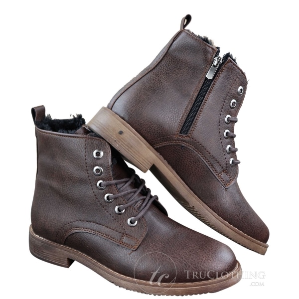 Mens Fleece Lined Winter Boots