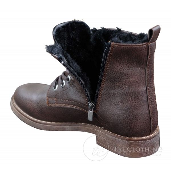 Mens Fleece Lined Winter Boots