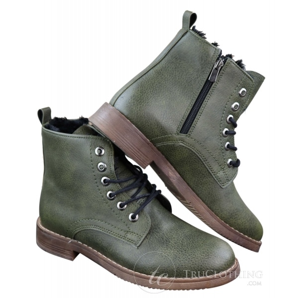 Mens Fleece Lined Winter Boots