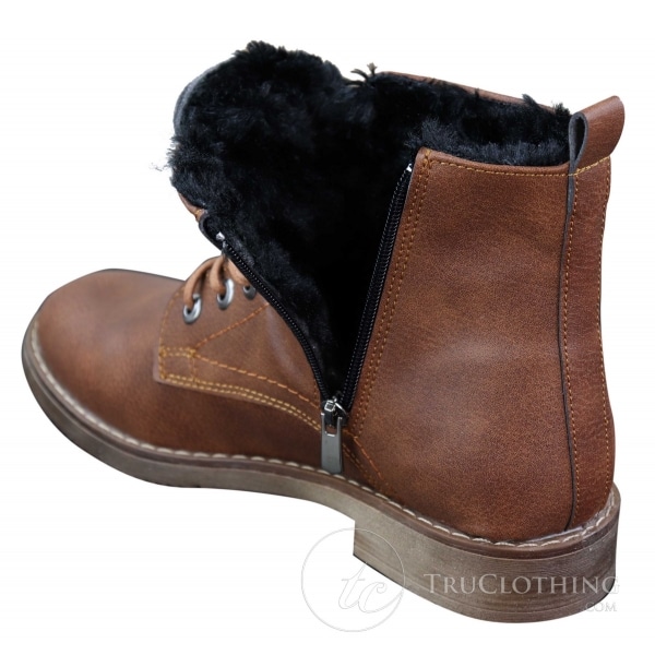 Mens Fleece Lined Winter Boots