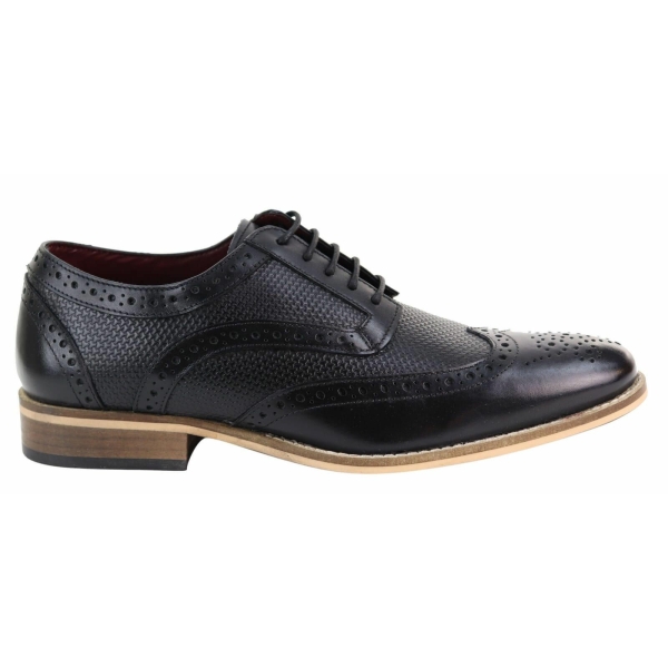 Mens Oxford Shoes with Modern Pattern