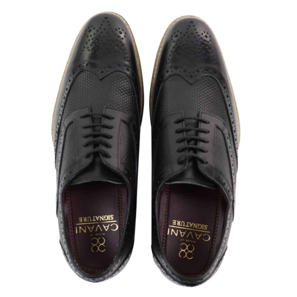 Mens Oxford Shoes with Modern Pattern