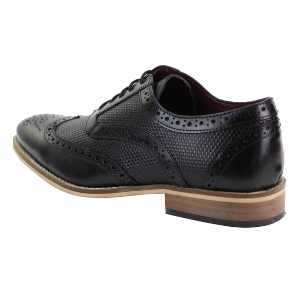 Mens Oxford Shoes with Modern Pattern