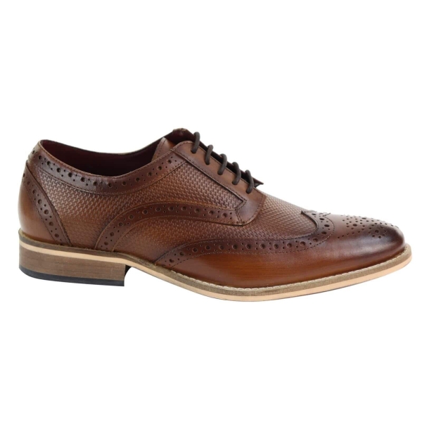 Mens Oxford Shoes with Modern Pattern