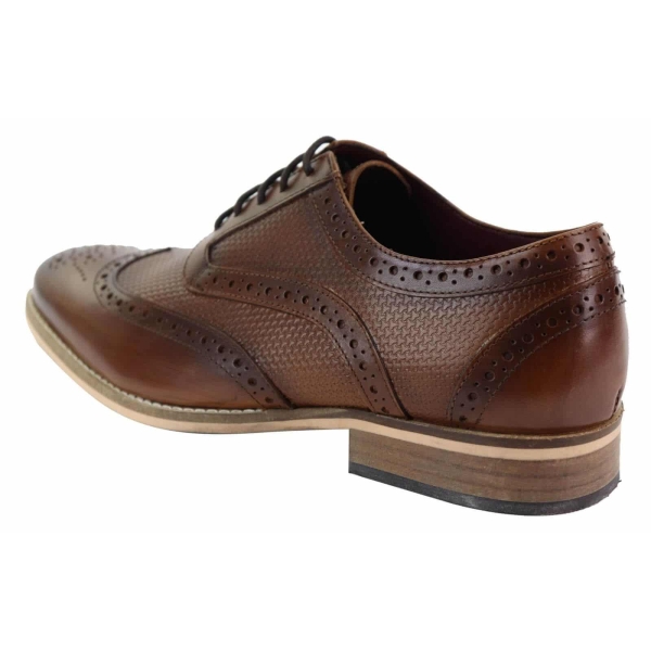 Mens Oxford Shoes with Modern Pattern