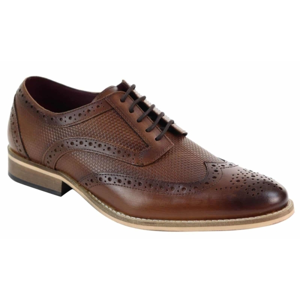 Mens Oxford Shoes with Modern Pattern