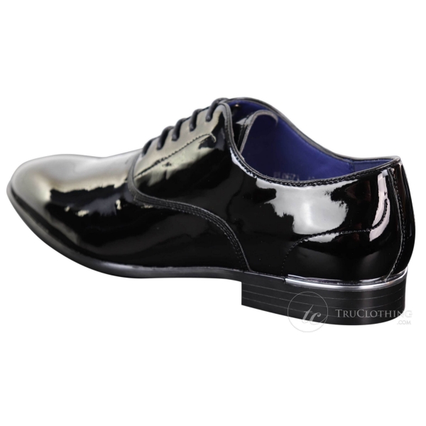 Mens Patent Shiny Formal Shoes