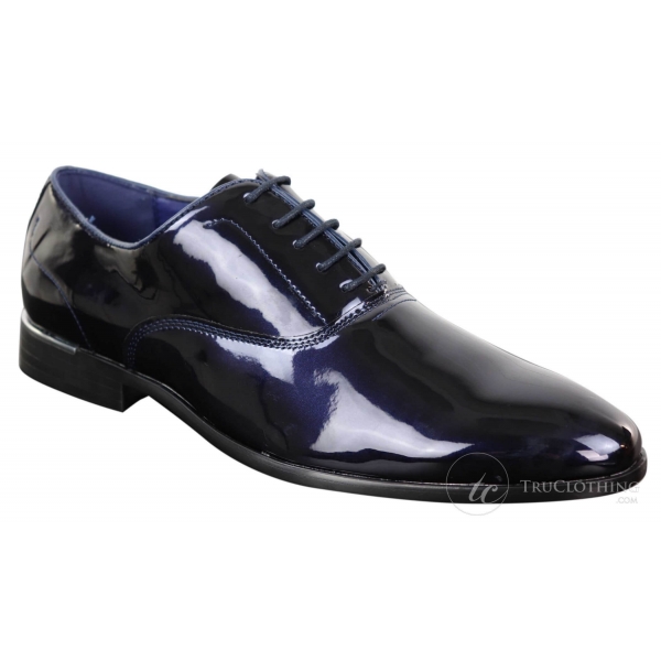 Mens Patent Shiny Formal Shoes