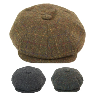 Mens Peaky Blinders 8 Panel Hat