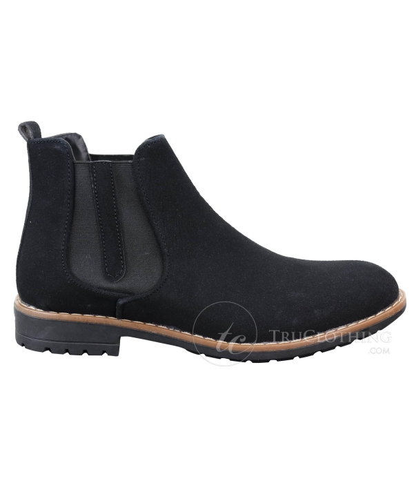 Mens PU Suede Dealer Boots