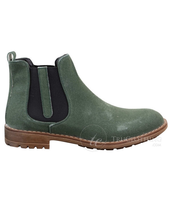 Mens PU Suede Dealer Boots