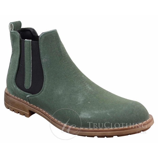 Mens PU Suede Dealer Boots