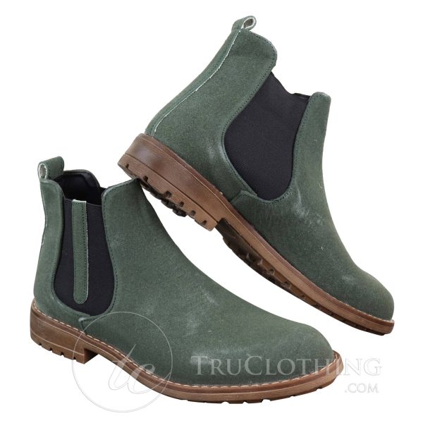 Mens PU Suede Dealer Boots