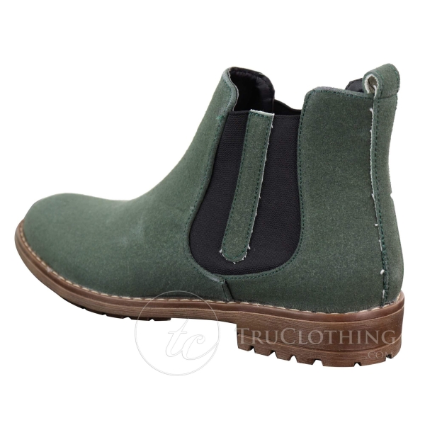 Mens PU Suede Dealer Boots