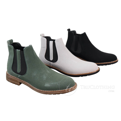 Mens PU Suede Dealer Boots