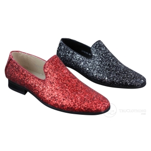 Mens Shiny Glitter Party Shoes