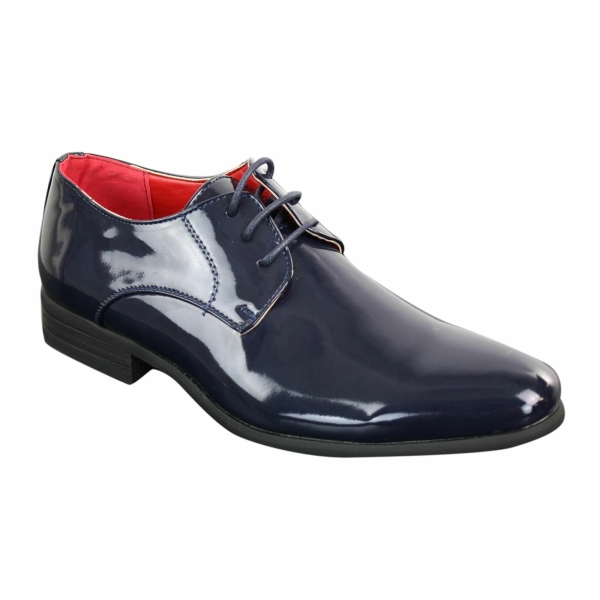 Mens Shiny Patent Formal Shoes