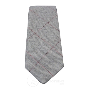 Mens Tweed Herringbone Textured Marc Darcy Ties Classic Vintage Retro Deon