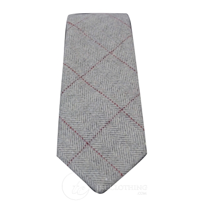 Mens Tweed Herringbone Textured Marc Darcy Ties Classic Vintage Retro Deon