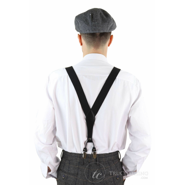 Mens Vintage Trouser Braces/Suspenders - Many Colours