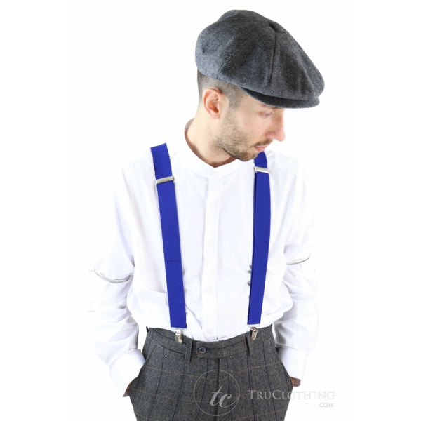 Mens Vintage Trouser Braces/Suspenders - Many Colours