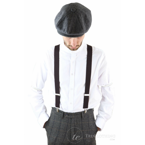 Mens Vintage Trouser Braces/Suspenders - Many Colours