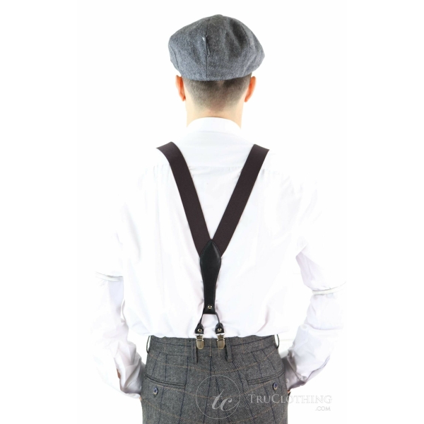 Mens Vintage Trouser Braces/Suspenders - Many Colours