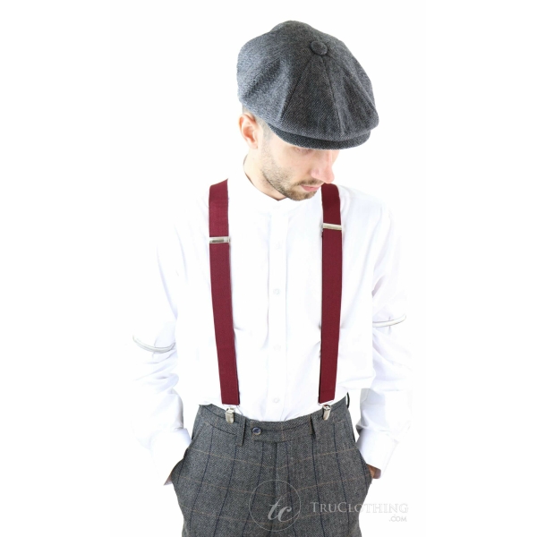 Mens Vintage Trouser Braces/Suspenders - Many Colours