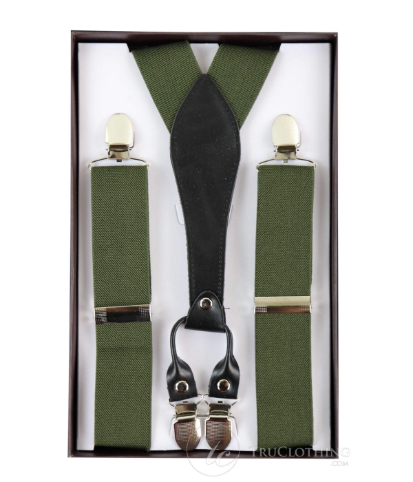 Mens Vintage Trouser Braces/Suspenders - Many Colours