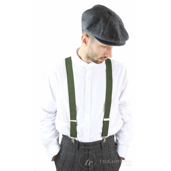 Mens Vintage Trouser Braces/Suspenders - Many Colours