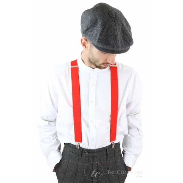 Mens Vintage Trouser Braces/Suspenders - Many Colours