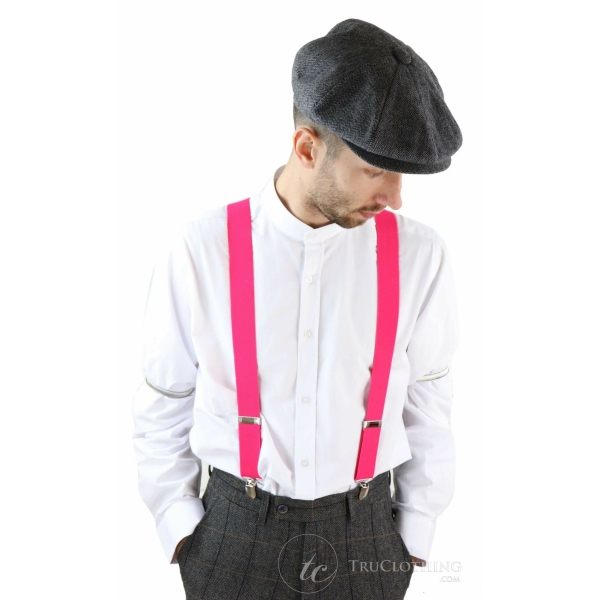 Mens Vintage Trouser Braces/Suspenders - Many Colours