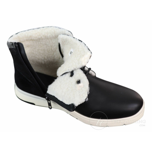 Mens Winter PU Leather Boots