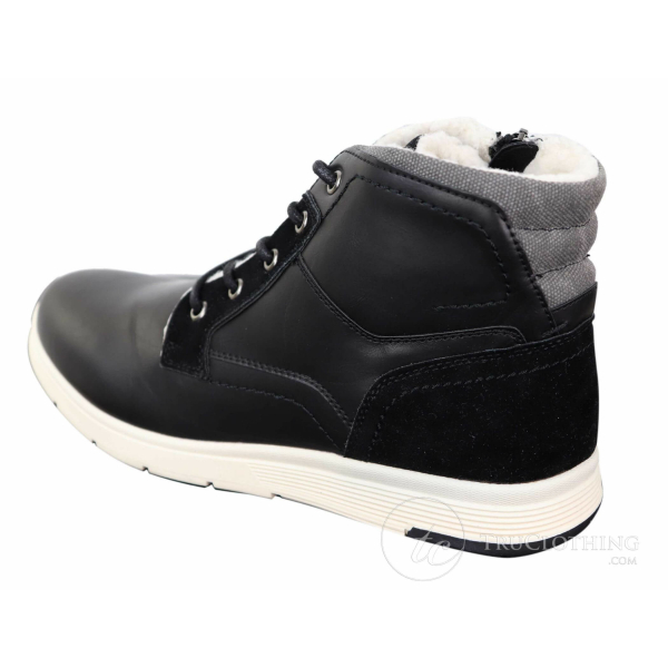 Mens Winter PU Leather Boots