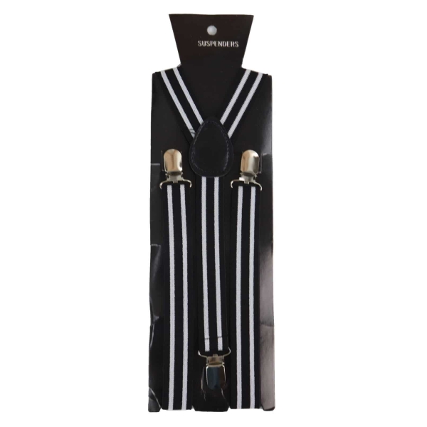 Mens Stripe Classic Trouser Suspenders