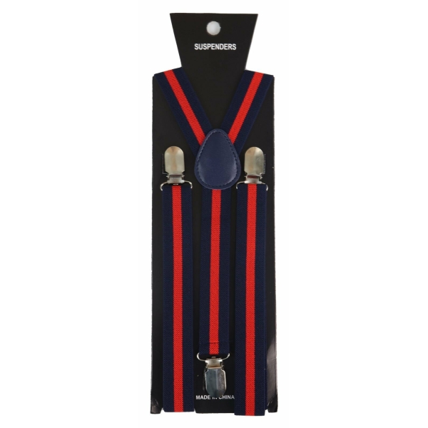 Mens Stripe Classic Trouser Suspenders