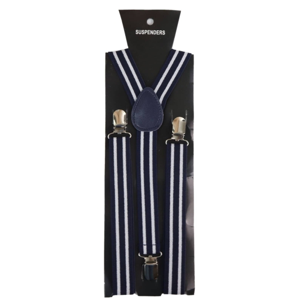 Mens Stripe Classic Trouser Suspenders