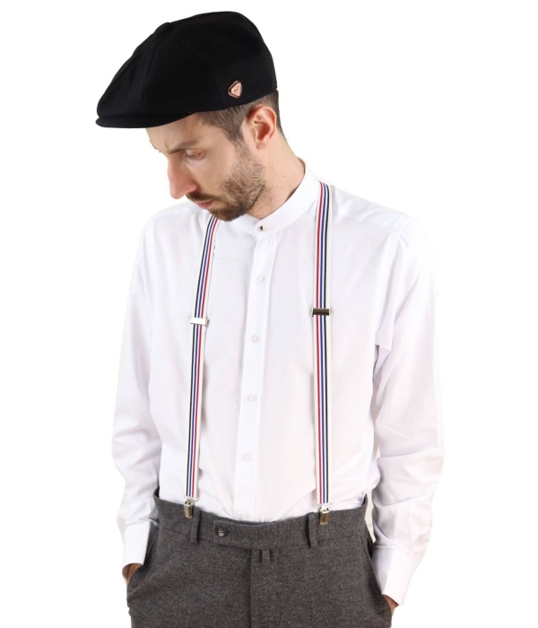 Mens Stripe Classic Trouser Suspenders