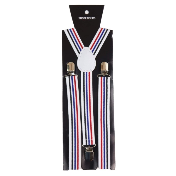 Mens Stripe Classic Trouser Suspenders