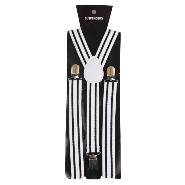 Mens Stripe Classic Trouser Suspenders