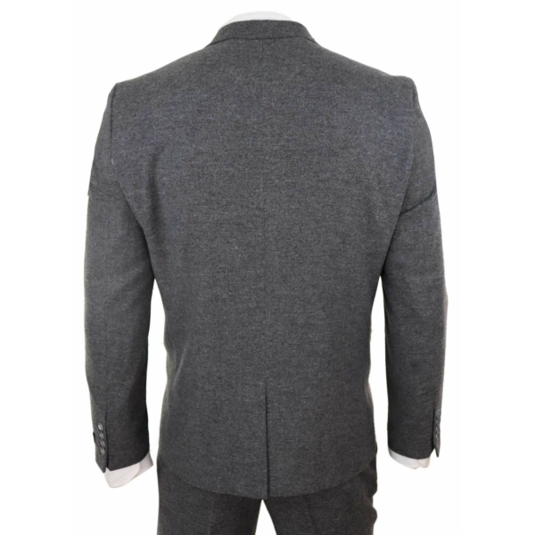 Mens Grey Wool Suit