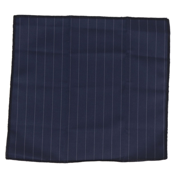 Mens Tie and Hankie Set - Navy Stripe STZ41, One Size